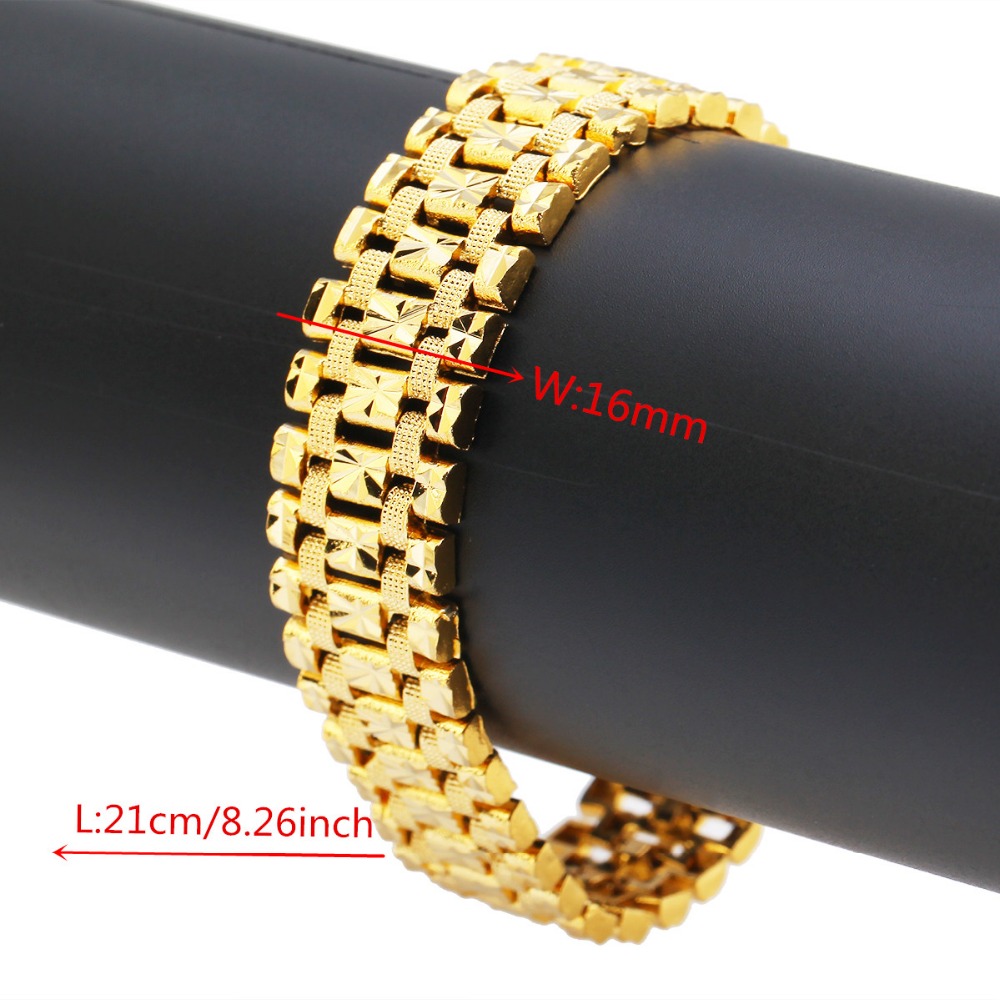 Pulsera de oro de Dubái para h - Dubai Men'S Fashion reseña y precio