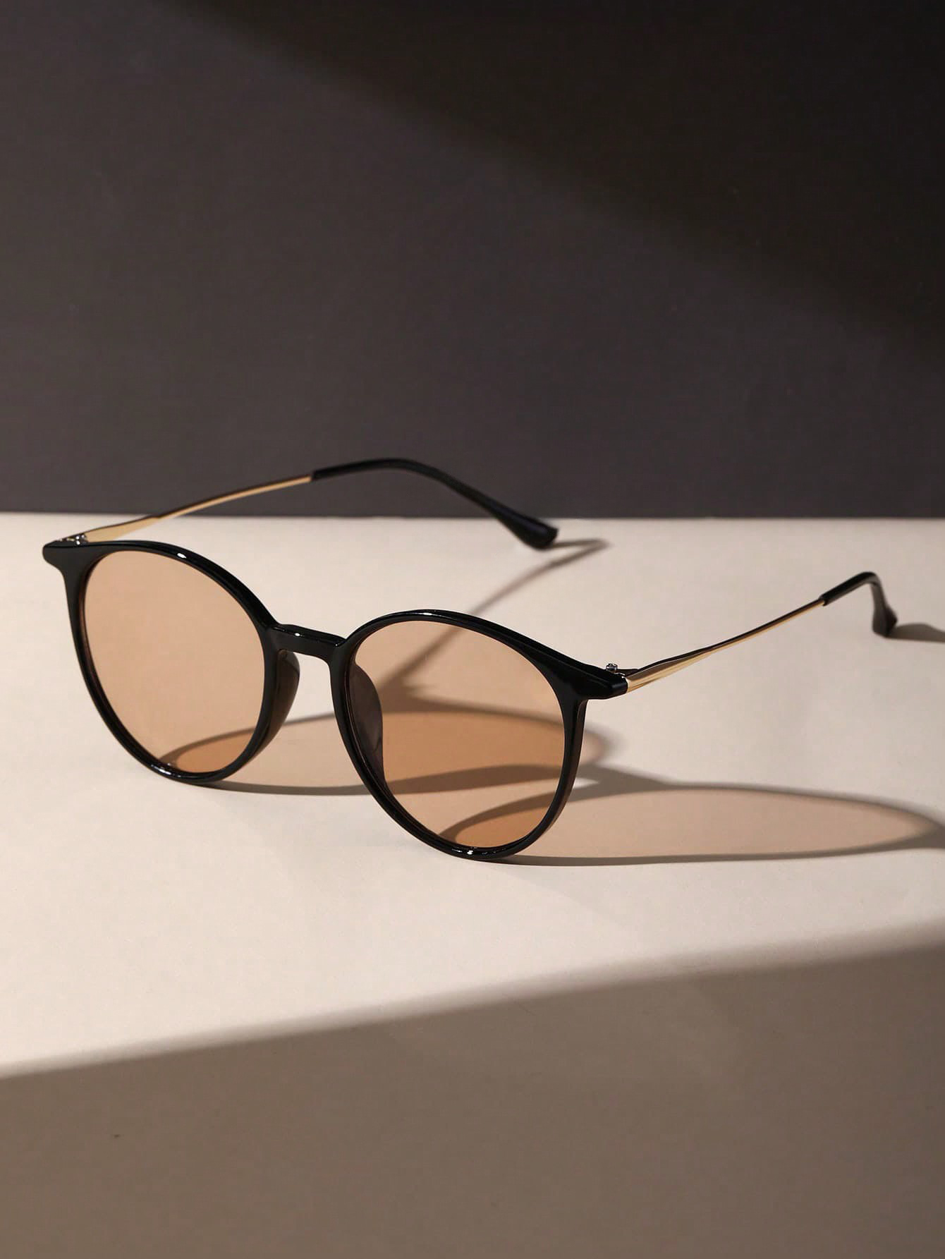 1 unidad de gafas de sol redon - Men'S Fashion Round Glasses reseña y precio