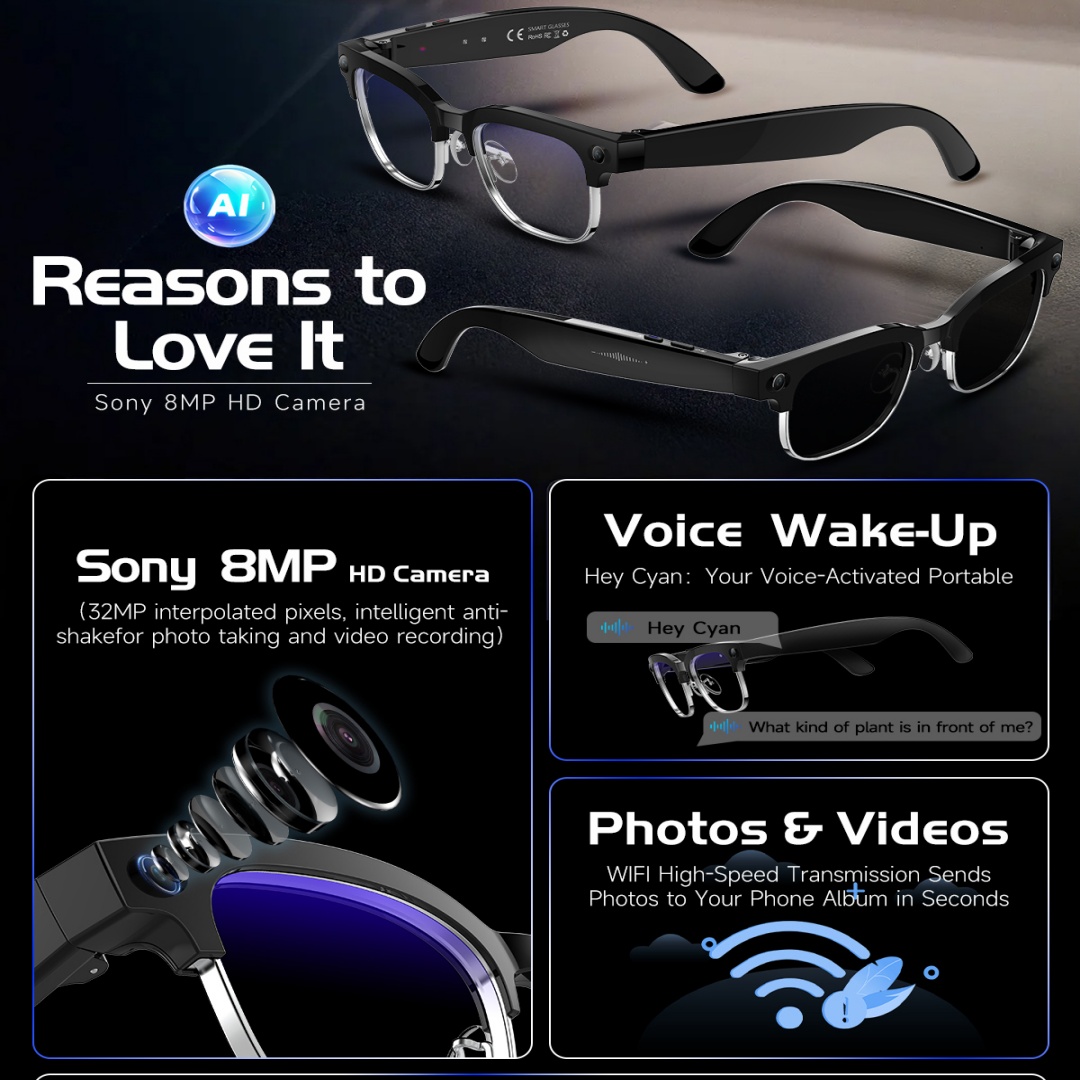2026 nuevo 8K HD AI gafas inte - Men'S Fashion Glasses 2026 reseña y precio