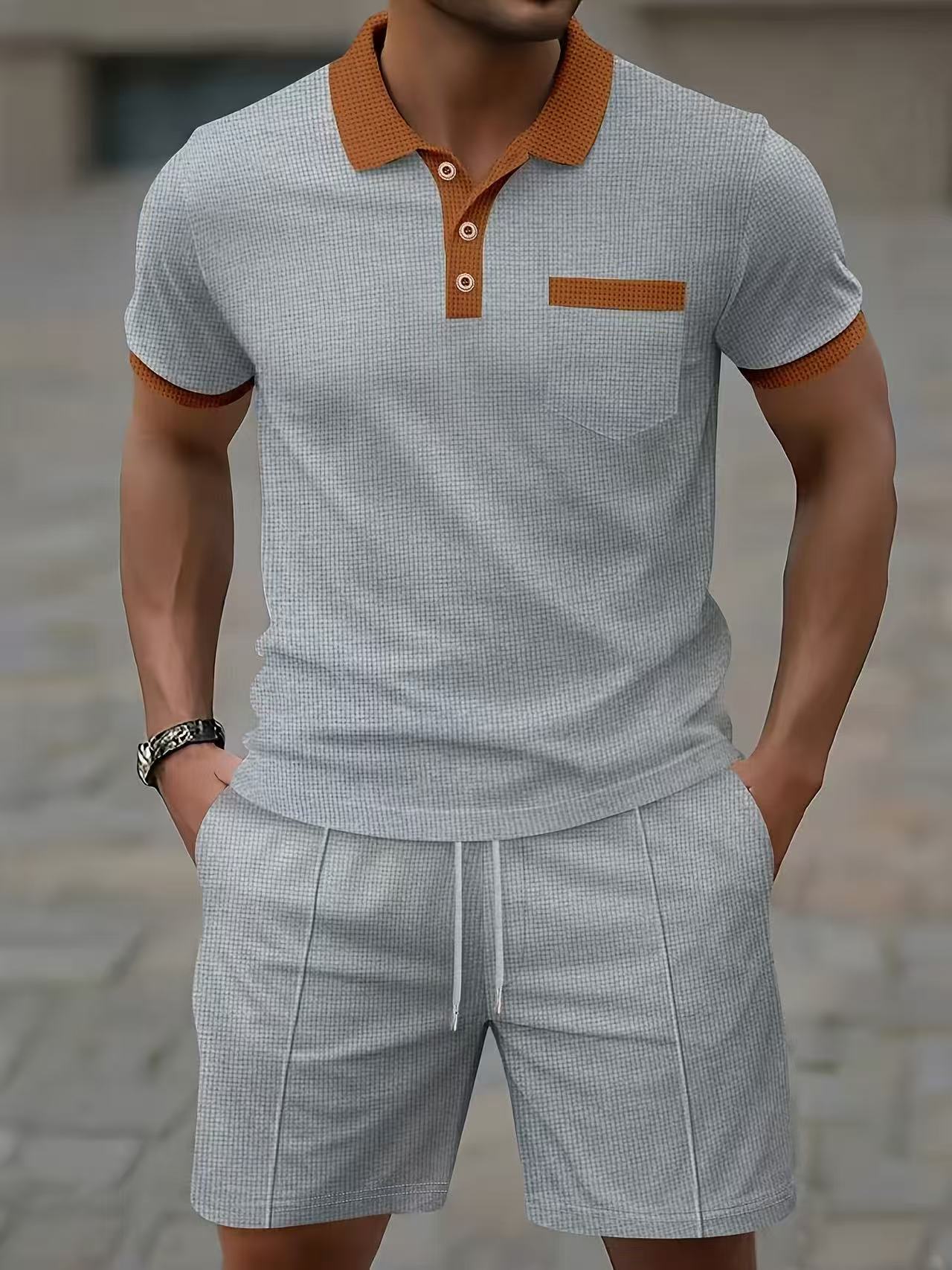 Conjunto de camiseta polo y pa - Men'S Fashion Videos reseña y precio
