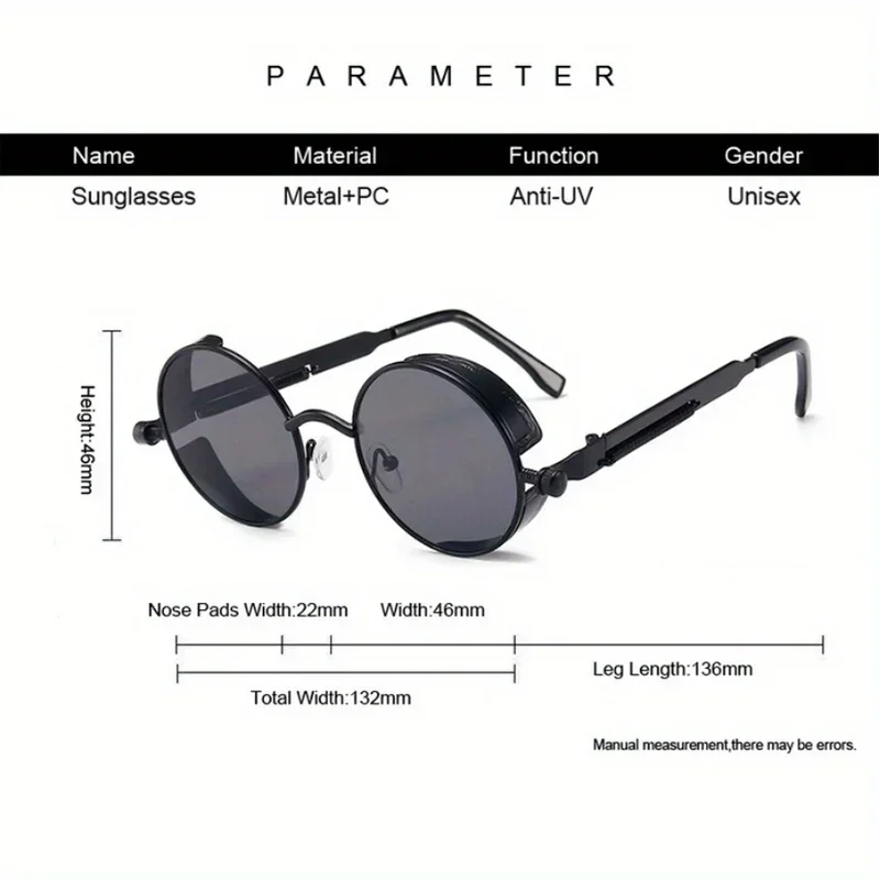 Gafas de Sol Deportivas Clásic - Men'S Fashion Round Glasses reseña y precio