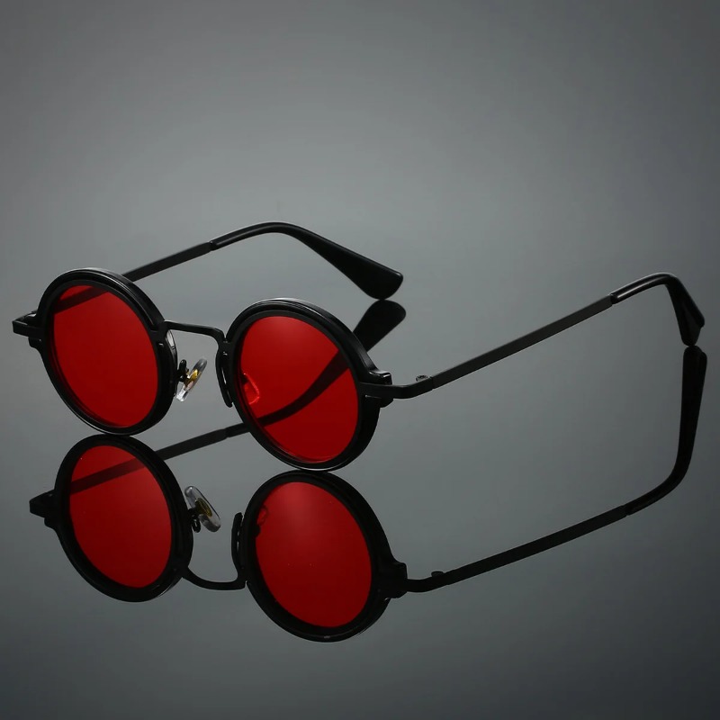 Nuevas gafas de sol retro con  - Men'S Fashion Round Glasses reseña y precio