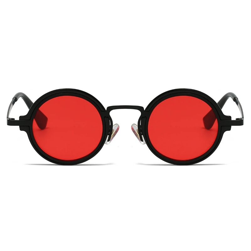 Nuevas gafas de sol retro con  - Men'S Fashion Round Glasses reseña y precio