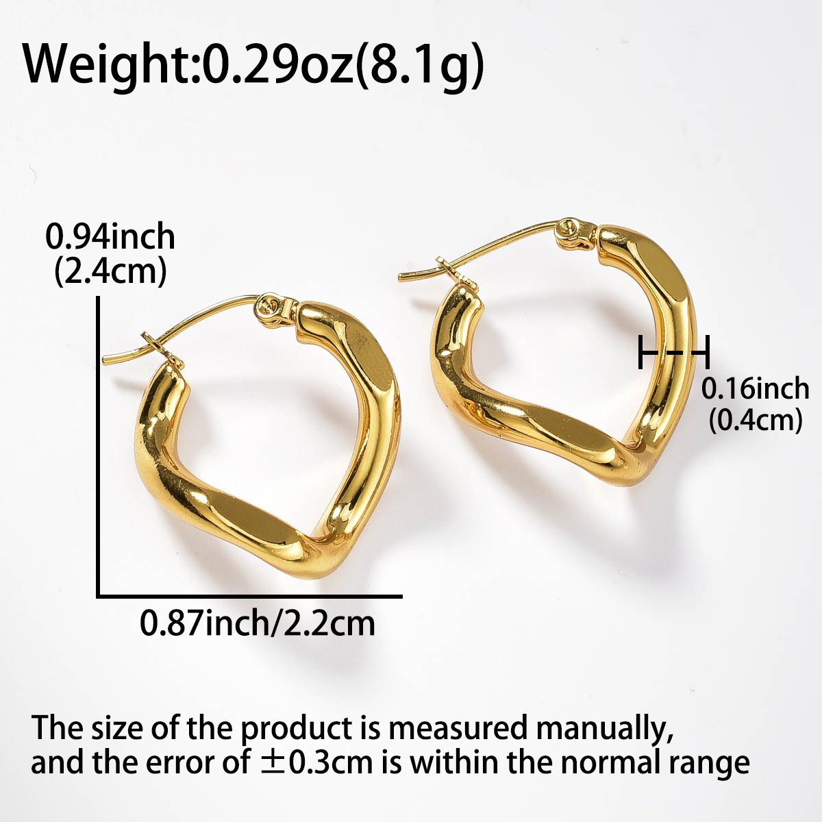 Nuevos pendientes de acero ino - Dubai Men'S Fashion reseña y precio
