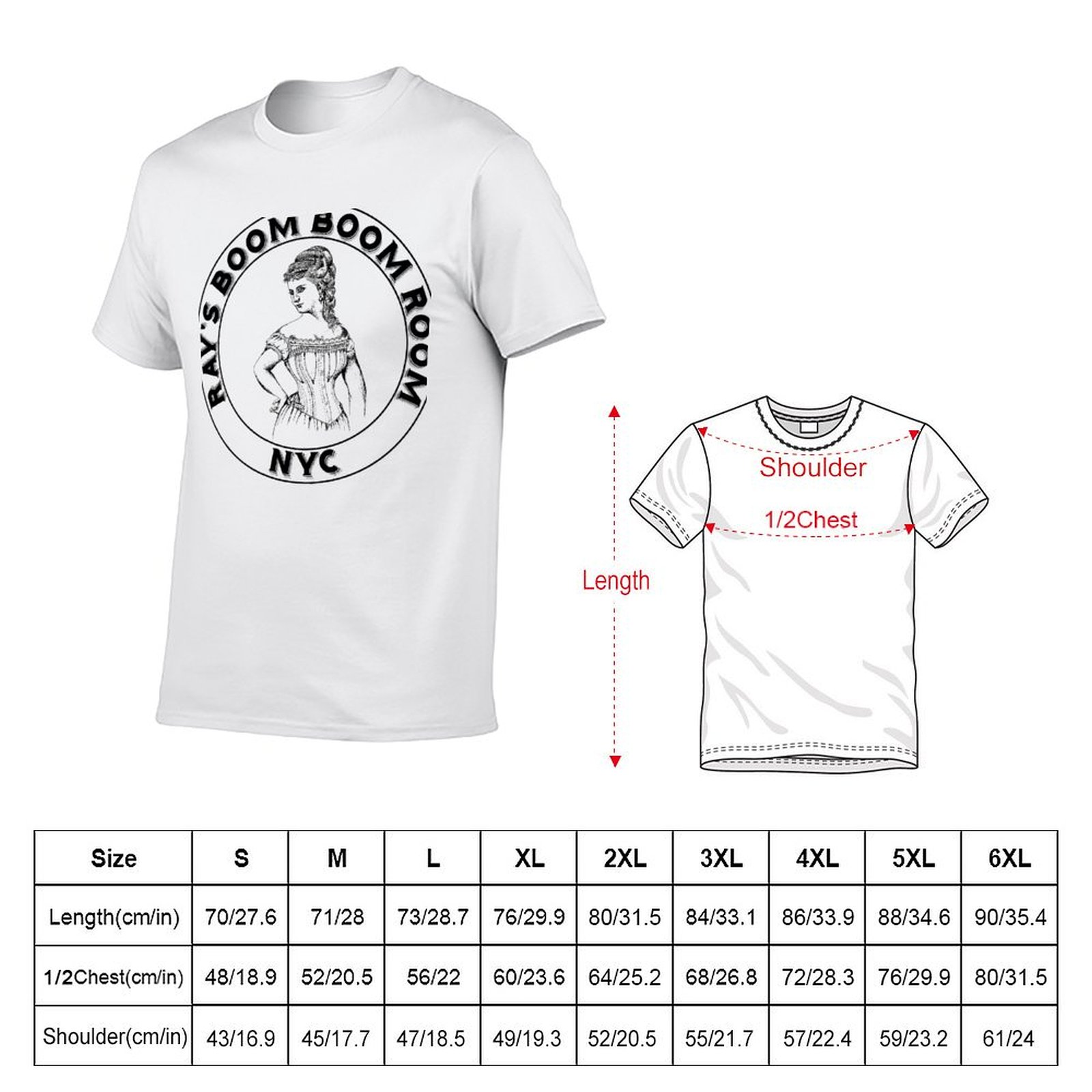 Camiseta Ray's Boom Boom Room  - Men'S Fashion Nyc reseña y precio